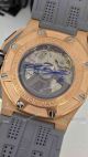 Swiss Replica Audemars Piguet Watch Rose Gold Case Gray Rubber  (7)_th.jpg